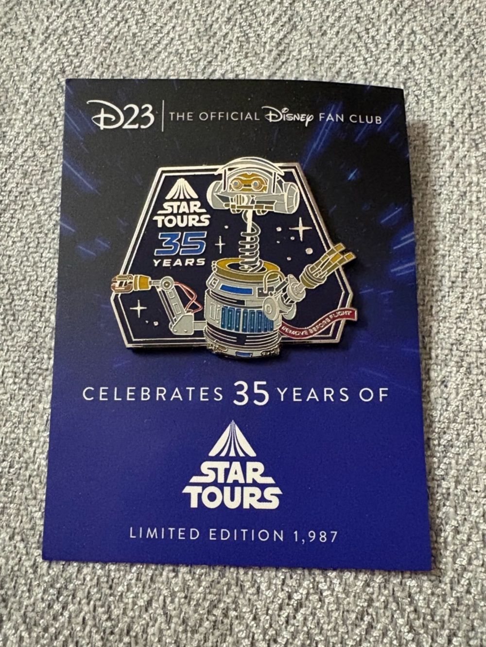 Star Tours 35 Year Anniversary Pin